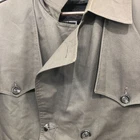 Cappotto lungo donna CHRISTIAN DIOR grigio fodera lana anni 80 taglia 40