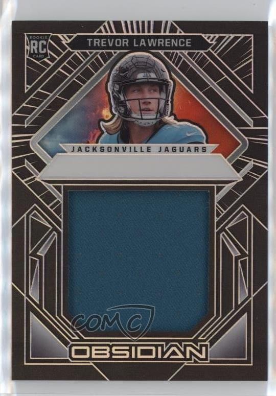 2021 Panini Obsidian Volcanic Material 60/100 Trevor Lawrence Rookie RC 0vc5