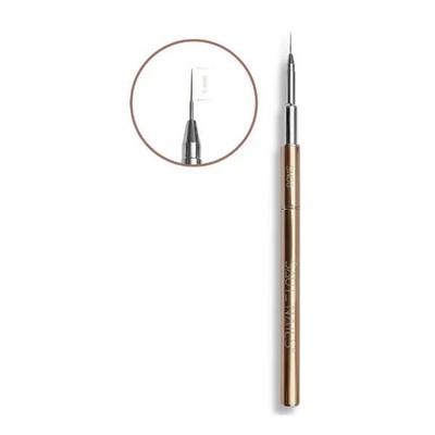 Saute Nails SN06 Nail Art Liner Pinsel 6 mm Rosegold feine Details Design Werkzeug