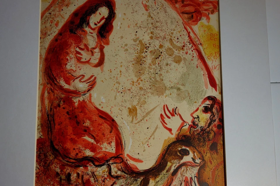 NACHLASS,Original Lithographie Marc Chagall 1959,Mourlot 242,Rachel - Bild 4 von 4