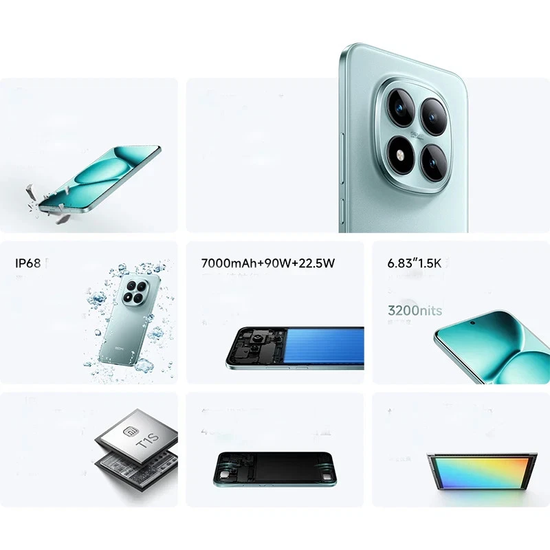 Xiaomi Redmi Note 15 Pro+ Plus 5G Mobile 6.83" English Only for Global, NFC OTA - Image 4 of 4