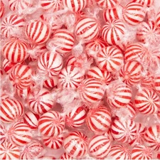 Jumbo Mint Balls - 2 Pound Bulk Pack (About 90 Count) - Peppermint Hard Candy