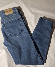 Abercrombie Kids Girls Super Skinny Denim Jeans Size 13-14 Years Short