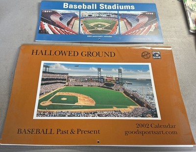 HALLOWED GROUND BALLPARKS PAST & PRESENT, & Baseball Stadiums 2002-03 CALENDARS