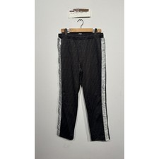Fendi Vintage Black Zucca Monogram Track Pants - Size 50