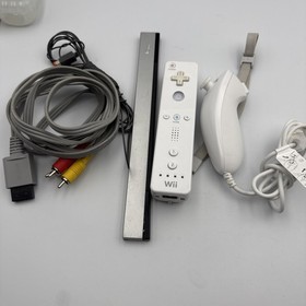 Nintendo Wii Console (White) &ndash; Tested & Working &ndash; No Power Cable