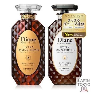 [NEW] Diane Perfect Beauty Extra Damage Repair Shampoo Treatment (Floral Berry