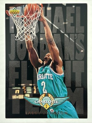 1993-94 Upper Deck Michael Jordan's Flight Team, Larry Johnson, Card #FT11