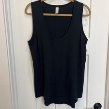 Varley Elenda Tank Top Womens Black Relaxed Fit Sleeveless Active Shirt Size M