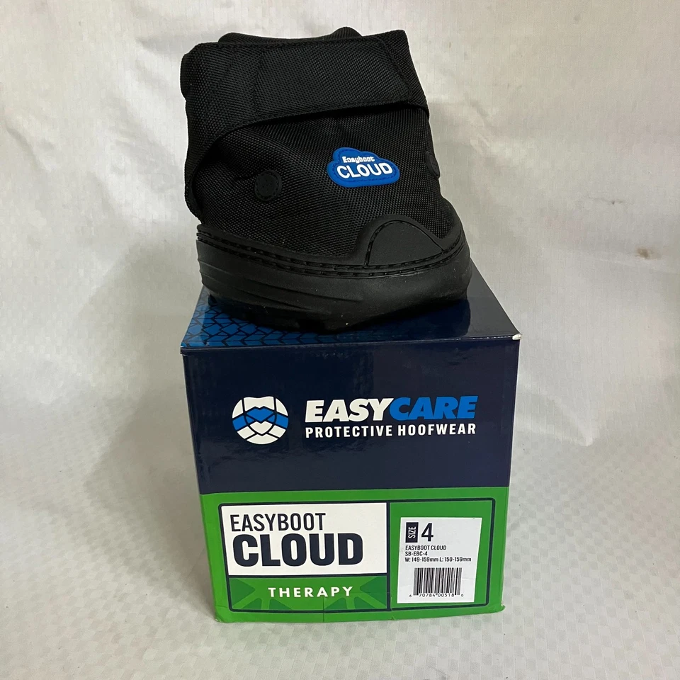 Botas Easycare Talla 4 Negras Easyboot Nube Casco Diseño Terapéutico Caballo Foto 2 de 4