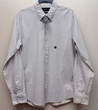 NEW Abercrombie  Fitch Super Slim Fit Stretch Long Sleeve Button Down Shirt L