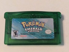 Pokemon Emerald (Nintendo Game Boy Advance, 2005) Authentic - Dry Battery