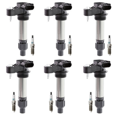 Denso 6 Ignition Coil 6 Iridium Spark Plugs Kit For Aura CTS SRX Torrent Vue V6