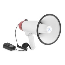 Vonyx MEG040 40W Megaphone Loudhailer with Handheld Microphone 1000m Range