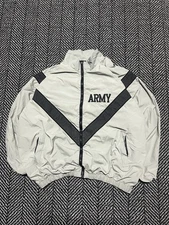 Vintage Army BOMBER MILITARY Jacket Size XL Lined Mens Windbreaker SKILCRAFT