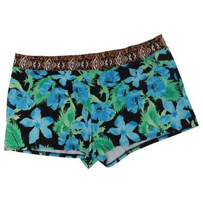 Bodyflirt, Bikiniunterteil, Größe: 48, Blau/Schwarz/Grün, Elasthan/Polyamid #WXi - Bild 1 von 4