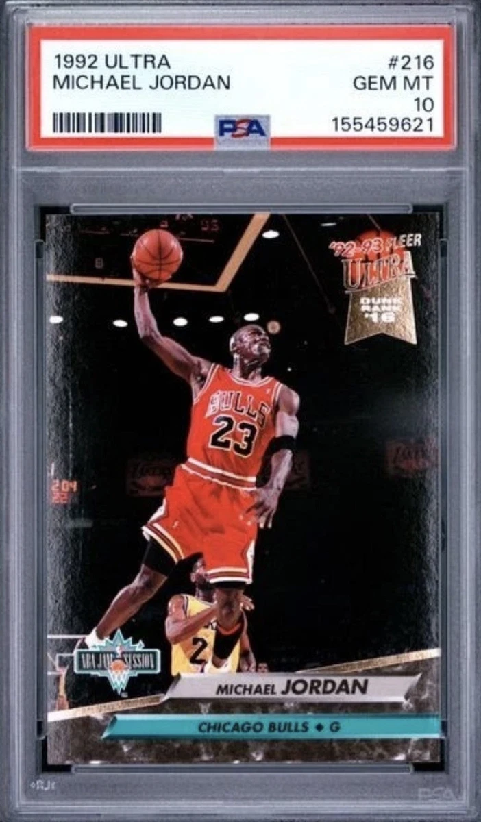 Michael Jordan Basketball Grade 10 1992-93 Season Sports Trading
