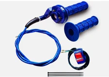 7/8 22mm Twist Throttle Accelerator Handle Grips for Pit Bike Mini Bike Throt...