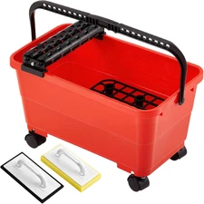 6 Gallon Grout Cleaning System Grouting Bucket Sponge and Rubber Trowel Grout Cl