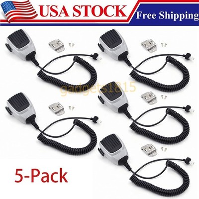 5-Pack HM148G Mic For ICOM IC-F5121D IC-F6121D IC-F121 IC-F221 F121S F221S Radio