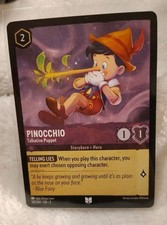 Pinocchio - Talkative Puppet 32 Disney Lorcana Promo Cards Cold Foil