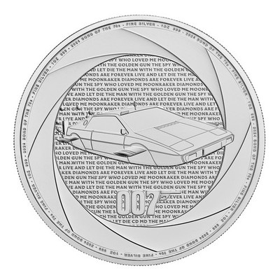 1 oz 999 Silbermünze - James Bond - Bond of the 70s - Großbritannien 2024