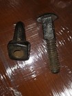 Antique Blacksmith Forged Bolt with Ram's Head Nut Collectible Vise Hold Down — photo 4