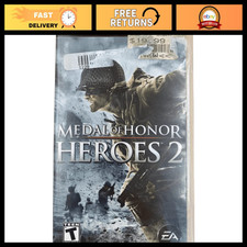 Medal of Honor Heroes 2 Game for Sony PSP - Action Shooter, WWII Combat Adventur