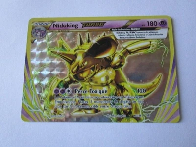 CARTE POKEMON XY12 EVOLUTION TURBO NIDOKING 46/108 2016 rare - Photo 1/2