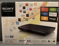SONY BLU-RAY / DVD PLAYER /w REMOTE BDP-S390 | WI-FI | USB | ETHERNET NIB