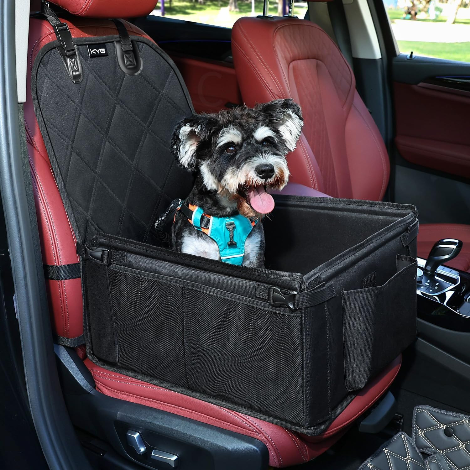 Seggiolino Auto Cani Alta Sicurezza - Struttura Rinforzata e Antiscivolo