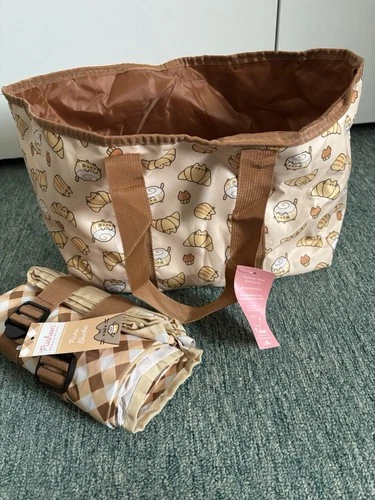 Pusheen Cat Summer 2022 Tote & Picnic Blanket NEW with Tags