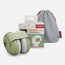 Alpine Muffy Baby Classic Earmuffs, Black | Sound Proof Protection For Infant