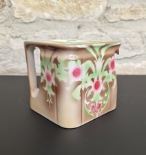 Vintage Art Nouveau Art Cube Teapot Gibson & Sons Ltd Burslem