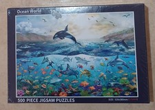Ocean World 500 Piece Jigsaw Puzzle Diverse Underwater World New Sealed B2