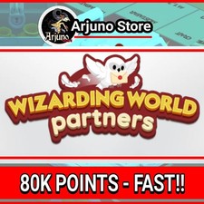 WIZARDING WORLD PARTNERS MONO POLY GO EVENT - 80K POINTS -100 TRUSTED AND FAST 