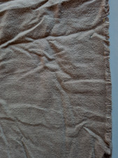 STONE TAN SOLID COTTON FLANNEL FABRIC 35X45 INCHES