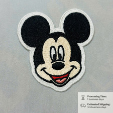 Mickey Mouse 3 Inch Embroidered Patch Iron On Applique Jacket Hat Bag