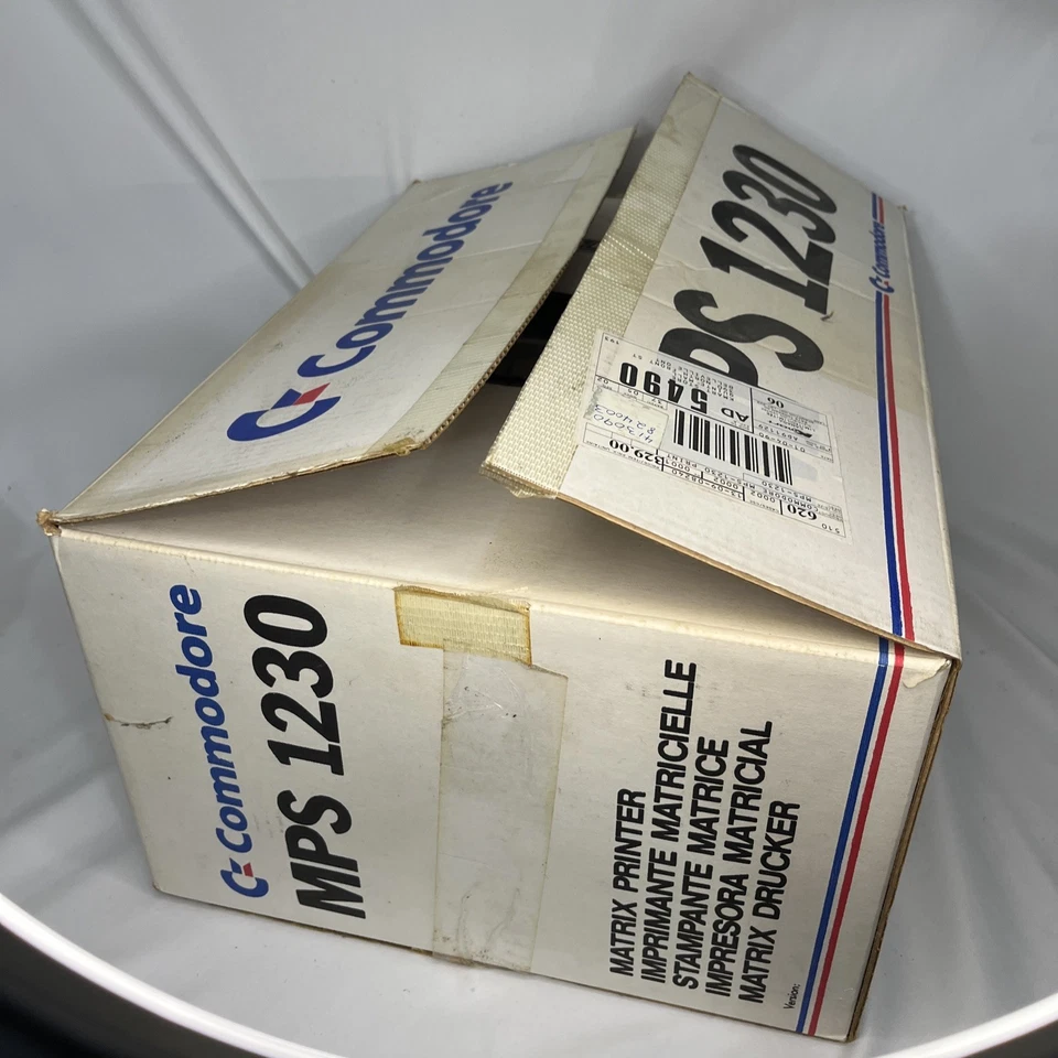 Commodore MPS 1230 Printer /w Original Box & Manual Tested - Image 4 of 4