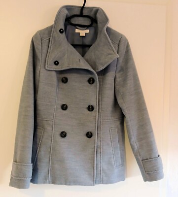 Jacke H&M grau S / 36 zum Knöpfen auch f kühlere Frühlingstage