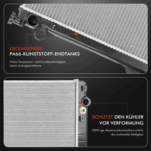 Kühler Wasserkühler Motorkühlung für Toyota Land Cruiser Prado J12 2002-2010 - Bild 7 von 8