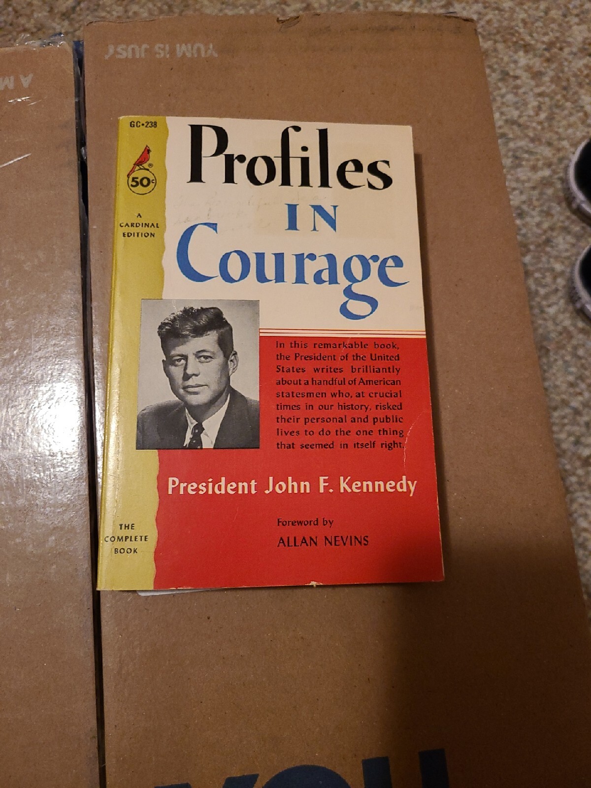 [VINTAGE] Profiles In Courage John F. Kennedy [CARDINAL, PAPERBACK