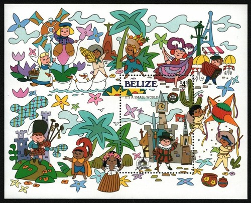 Belize 1985 - Mi-Nr. Block 74 ** - MNH - 30 Jahre Disneyland - 第 1/1 張圖片