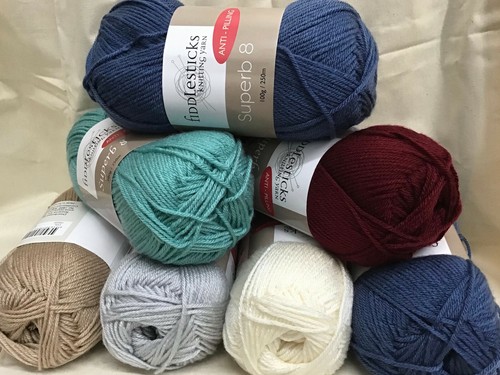 Baby Blanket knitting kit- inc yarn and pattern - fancy sampler blanket. - Picture 10 of 16