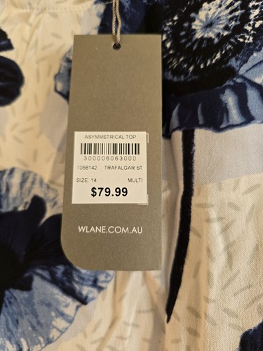 New With Tags Women's Size 14 Top By W.Lane RRP $79.99 - Picture 7 of 8