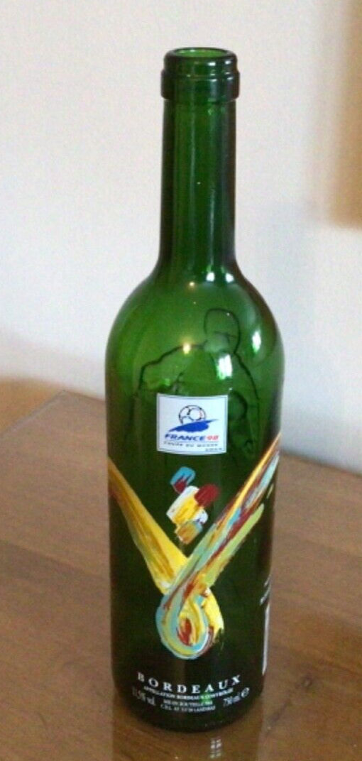 collection - Bouteille vide France 98 Bordeaux - Coupe du Monde de Football 1998