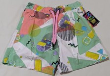 Surf Society Boy's Swimming Trunks Multicolor Size Small New