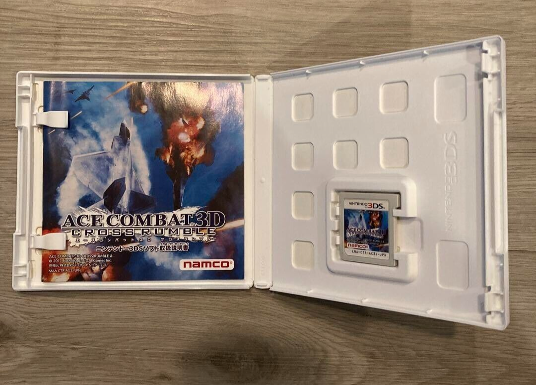 Ace Combat 3D Cross Rumble + Nintendo 3DS Japanese version Tested