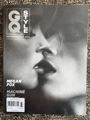 BRITISH GQ UK STYLE Magazine Autumn Winter, 2021 MEGAN FOX & MACHINE GUN KELLY 