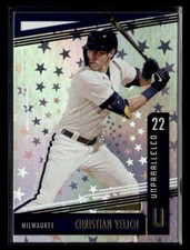 2020 Panini Chronicles #18 Christian Yelich Unparalleled Astral